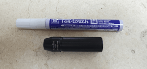 An ultraviolet (UV) pen and black light torch