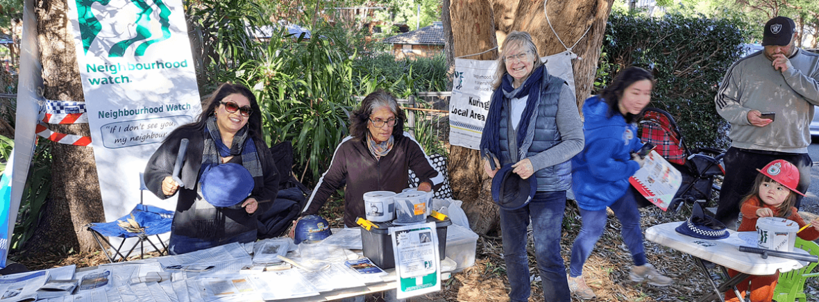 Volunteers at 'Party @ Wallarobba' Emergency Services Expo, Hornsby held on 21 May 2023